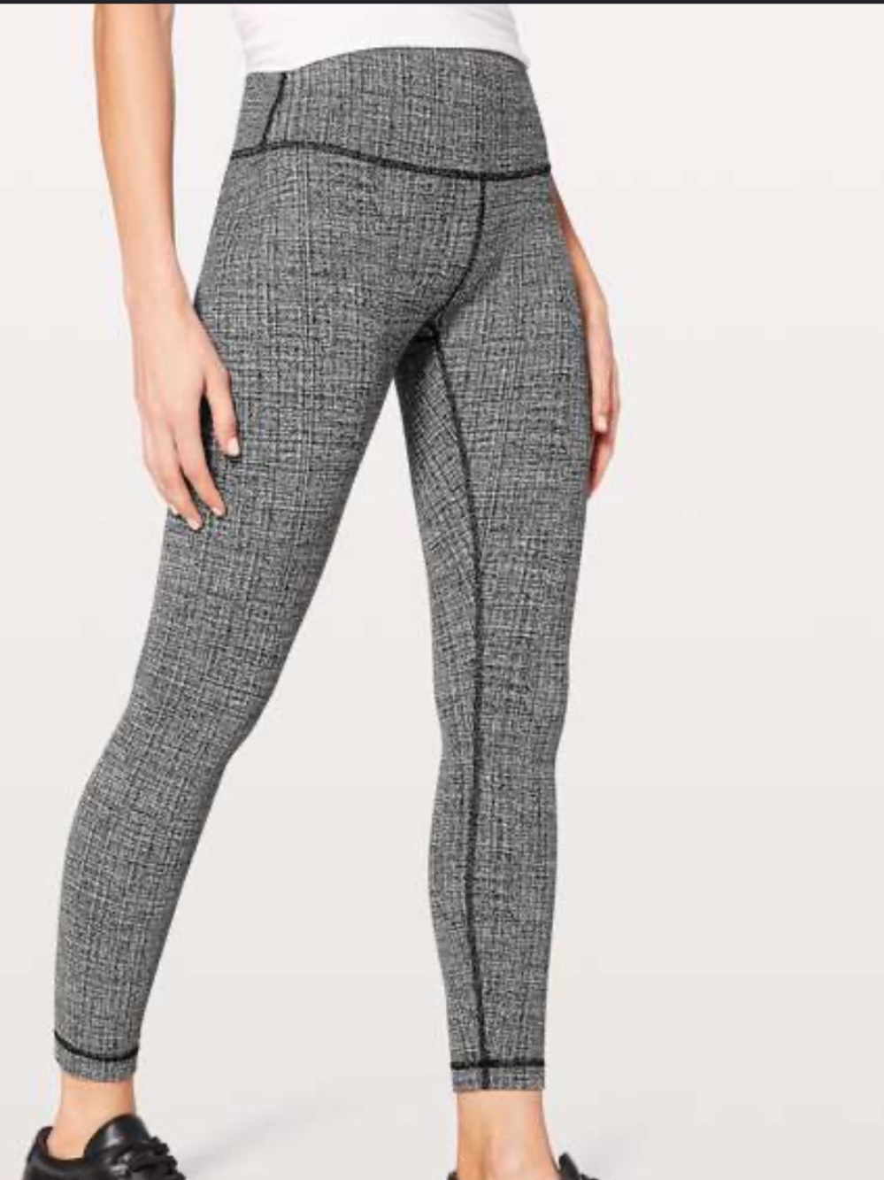 lululemon athletica Heathered Gray High-Rise Leggings